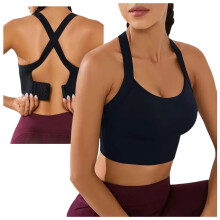 Sportmelltartó, fitneszmelltartó, edzőfelső, női L-es méret, puha, kényelmes