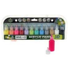 Akrylmaling 18 ml 12 farver