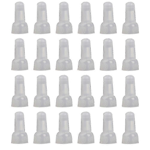 Wire Connectors 1000Pcs Closed End Crimp Terminals with White Insulation for Home DIY 1
