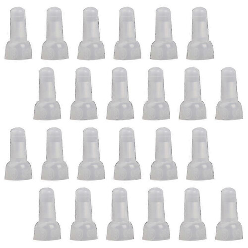 Wire Connectors 1000Pcs Closed End Crimp Terminals with White Insulation for Home DIY 2
