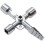 Multi-Profile Universal Key for Cabinets and Drawers - Pack of 1 1