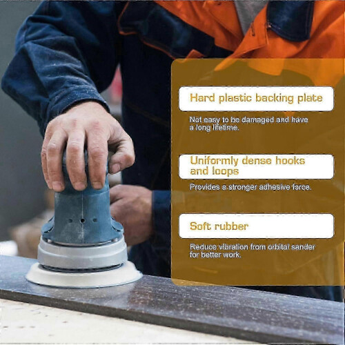 125mm Sanding Disc for Bosch PEX 300 AE - Hook and Loop Fastening System 1