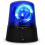 LED disco party light for DJ with rotating blue beacon and strobe 1