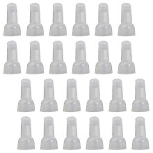 Wire Connectors 1000Pcs Closed End Crimp Terminals with White Insulation for Home DIY