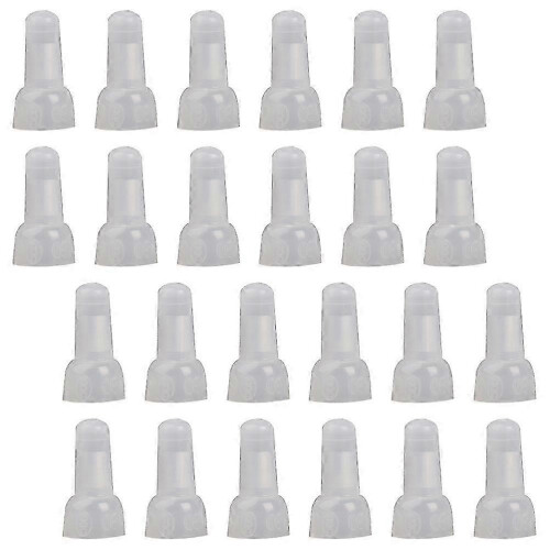 Wire Connectors 1000Pcs Closed End Crimp Terminals with White Insulation for Home DIY