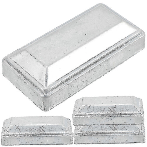 4Pcs Rectangle Fence Post Caps Decorative Replacement Post Covers 1