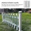4Pcs Rectangle Fence Post Caps Decorative Replacement Post Covers 3