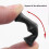 15 Set Bow Finger Guard Silicone Rubber Archery Protective Take Without Finger Guard 2