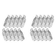 20 Pcs Electric Fence Tightener Barrier Fence Metal Cable Strainer Tool Wire Rope Tension Tensioner Heavy Duty Tightener