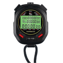 Luminous Electronic Stopwatch Digital Stopwatch Multifunction Sport Stopwatch 3 Rows Display of 100 Tracks compatible with Referee