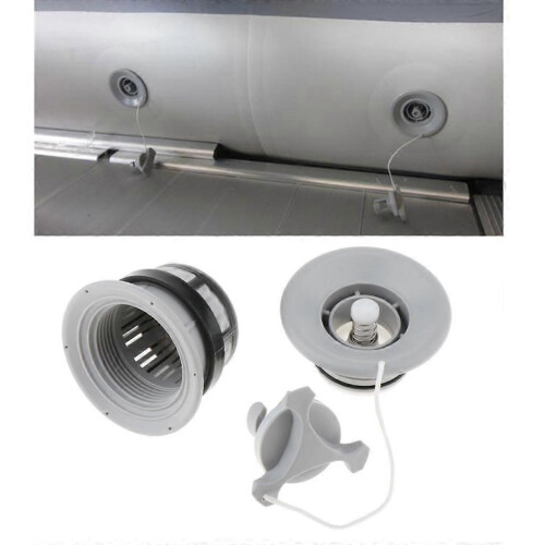 Inflatable Kayak Air Valve 6 Holes Valve Adapter with Threaded Filter 2