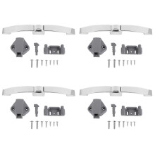 4X Camper Car Push Lock RV Caravan Boat Cabinet Locks Handle Home Drawer Latch Button Locks Furniture Door Lock E