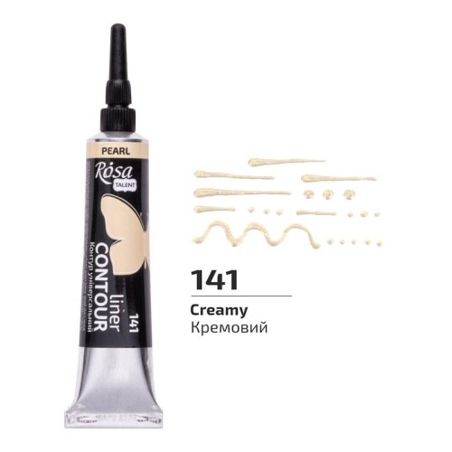 Akrylmaling kontur universal perle cremet 20ml