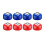 8Pcs Shuffleboard Pucks for Shuffleboard Enthusiasts Portable Replacement 2