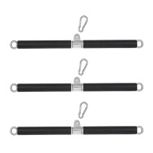 3X Training Pulling Bar Device Accessories Pull Down Straight Bar Biceps Pulling Bar compatible with Home Gym Bodybuilding Equipment