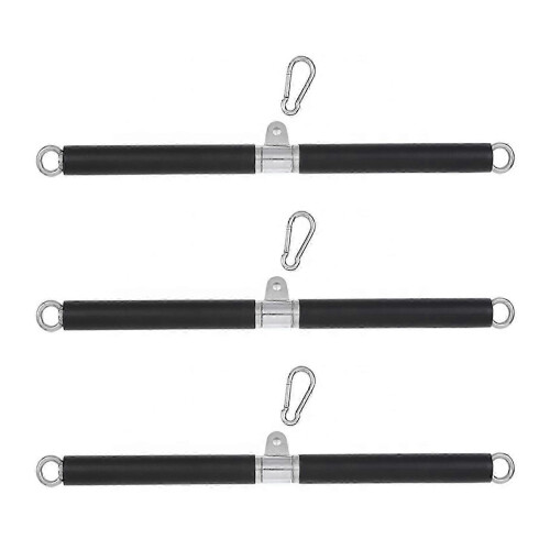 3X Training Pulling Bar Device Accessories Pull Down Straight Bar Biceps Pulling Bar compatible with Home Gym Bodybuilding Equipment