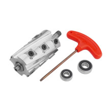 Planer Sprial Helical Cutter Head Practical Aluminum Alloy Sprial Cutterhead
