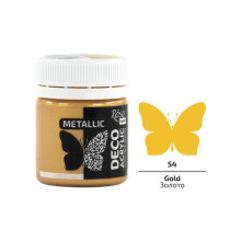 Akrylmaling metallisk guld 54 20ml