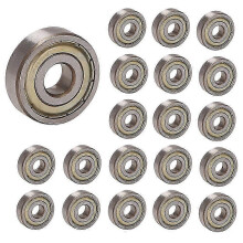 20X 6200Z 10mm x 30mm x 9mm Double Shielded Ball Bearing