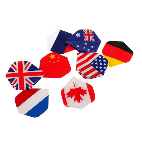 40 Pcs Flights Shape National Pattern Design 2