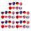 40 Pcs Flights Shape National Pattern Design 4