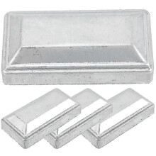 4Pcs Rectangle Fence Post Caps Decorative Replacement Post Covers