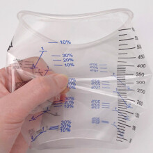 50 Plastikowych Kubków do Mieszania Farby Pojemnik do Mieszania O PojemnośCi 600 Ml (Kolor Losowy)