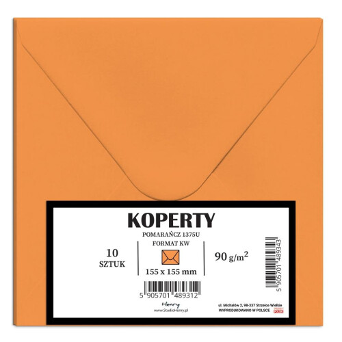 KW kuverter orange 10 stk.