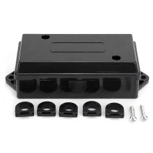 US 7 Way Trailer Wiring Junction Box Waterproof Wire Cord Junction Box