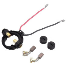 1Pair Carbon Brushes + Holder + Carbon Brushes Cap Replacement Parts for HITACHI 328202 334696 G18D