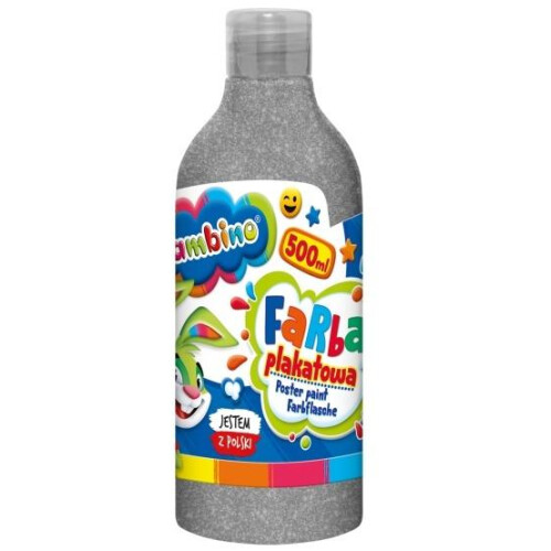 BAMBINO sølv plakatmaling 500ml