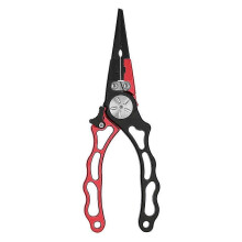 Aluminum Alloy Fishing Pliers Hook Remover Fishing Line Cutters with Sheath and Lanyard