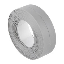 Self Adhesive Bath And Wall Sealing Strip Sink Basin Edge Trim Kitchen (Grey 22mm x 3.2m)
