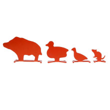 Animal Silhouette Target Steel Target Metal Animal Target for Yard Backyard
