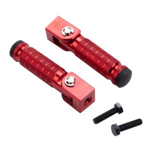 2x Foldable Foot Rest Pedals for Motorcycle Motorbike Easy to Install