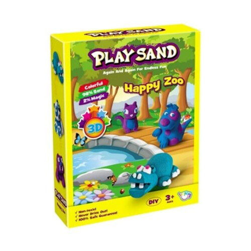 3D-sansedyr i sandet