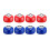 8Pcs Shuffleboard Pucks for Shuffleboard Enthusiasts Portable Replacement 1
