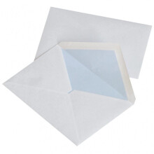 Kuverter med lim 114x162mm 50 stk.