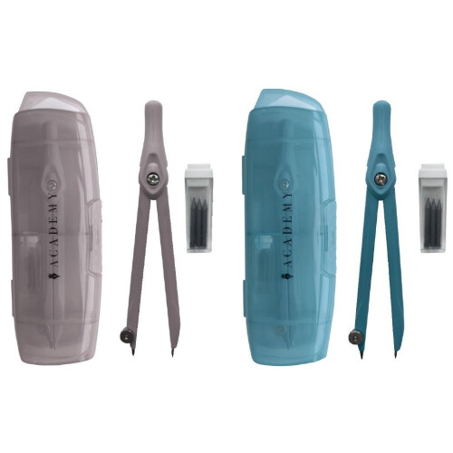 Kompas med stylus i Academy mix-etui