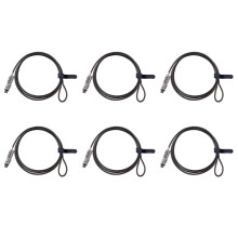 6X 4 Digital Universal Lock USB Laptop Security Cable Lock for Computer