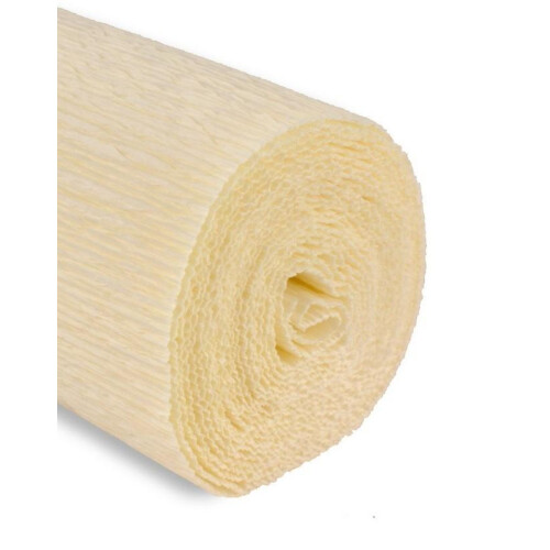 Crepepapir 50x250cm 180g creme