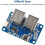 USB 2.0 USB Hub 1 to 4 Way Splitter Module USB Hub Driver-Free 4-Port USB Hub Type-C Interface 7