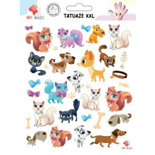 Midlertidige tatoveringer til børn, hunde og katte XXL