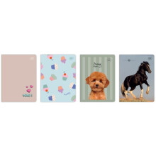 Muistikirja A5/32K 3-väriviiva 70g UV tyttöjen sekoitus (10 kpl)