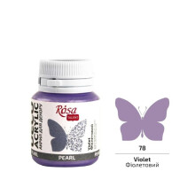 Perlemors akrylmaling violet 78 20ml