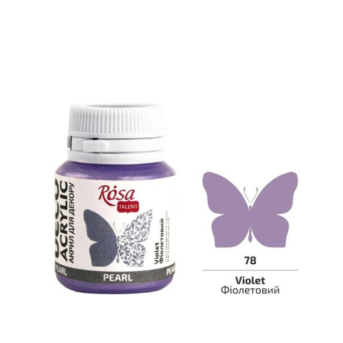 Perlemors akrylmaling violet 78 20ml