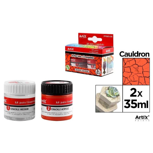 Brun akrylmaling 35 ml + formemiddel