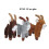 Chamois med stemme 22 cm MIX 1