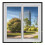 Self-Adhesive Mosquito Net for Windows, Easy Install No-Drill Curtain, Multi-Size 150x150cm 1