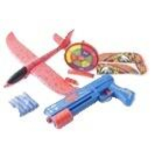 Flyvemaskinekaster + svævefly + skjold